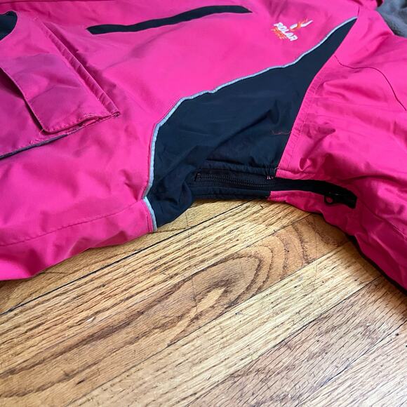 Polar Fire Coat Womens Large Hooded Thick Winter Jacket Pink Ski - Picture 10 of 12